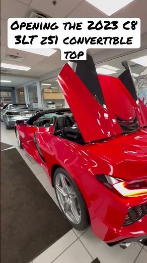 2023 Chevy Corvette C8 3LT Convertible Remote Top Opening | YouTube Shorts #shorts