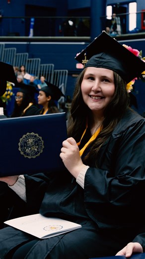 LeBron James Family Foundation on Instagram: "Mya Smiley becomes the 1st University of Akron I Promise Scholar to walk the stage & GRADUATE with a Bachelor of Arts in Social Work! 🎓👑 In 2015, @uakron became the 1st university to offer the opportunity of a 4-year college scholarship to @kingjames’ I Promise students. That commitment forged the path for other universities to see and believe in our kids from Akron, and we continue to see those opportunities become dreams fulfilled each and every 