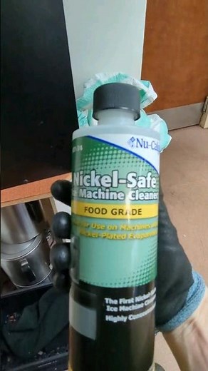 ice machine cleaning using NuCalgon nickel safe cleaner #icemachine
