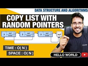 Copy List with Random Pointer 💚 Linked List Leetcode solution Hindi Explain ‪@HelloWorldbyprince‬ | DSA Hindi