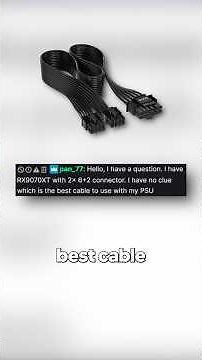 What is the best cable to use for my GPU?