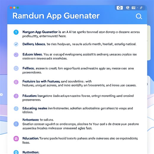 Random App Generator - (Free, No Signup AI Tool)
