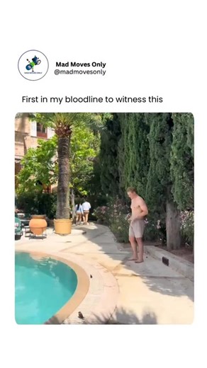 Clips • Moments • Hype on Instagram: "Okay but I swear I’ve never seen a dive like this in my life 😭💦✨ One second it’s all serious Olympic vibes, the next — SPLASH! 💥 It was part dive, part belly flop, part accidental backflip and honestly, the most iconic pool moment of the summer 😅🔥 Everyone at the pool literally stopped what they were doing to watch this masterpiece go down. 📲Credits /caitcrawf/tiktok It’s giving main character energy, zero fear, and full send mode 😂💦 If you’ve got a 