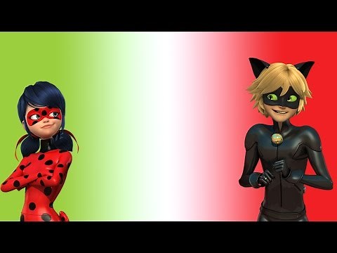 Miraculous Ladybug italian opening lyrics (full)