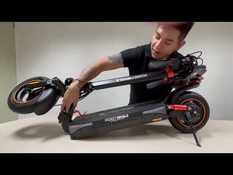 HONEY WHALE T4A ELECTRIC SCOOTER UNBOXING VIDEO