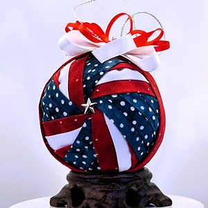 Red, White, & Beautiful Windmill Handmade No-sew Patriotic Ornament - Etsy