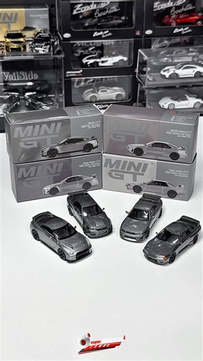 MiniGT Complete Set NISMO Skyline Dark Metal Grey | R32 R33 R34 R35