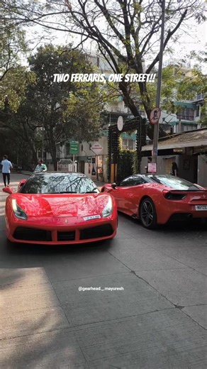 Two Ferrari 488 🐎 #ferrari #488 #shorts #shortsvideo #viral #automobile #tredning