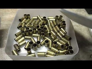 Reloading 100 Rounds Of 40 Smith And Wesson On A Single Stage Press From Start To Finish