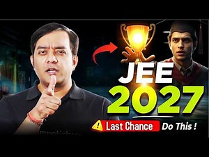 JEE 2027 Dropper Strategy: How to Study Smart, Save Time & Improve Rank