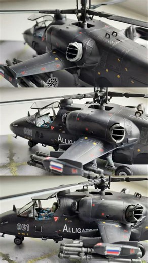 full build in short Ka-52 Alligator