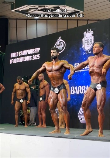 First call out - Classic Bodybuilding over 180 - IFBB World Championships 2025 🇸🇦 #ifbb #worldchampion #classic #bodybuilding