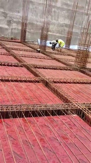 Slab Rainforcement Layout #trending #construction #shorts #viral #viralvideo #foryou #building #fly