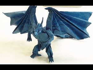 Origami - dragon (tutorial)