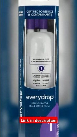 🚰Everydrop by Whirlpool:The Ultimate Water Filter for Your Fridge!💧Must-Have for Pure & Fresh Water!