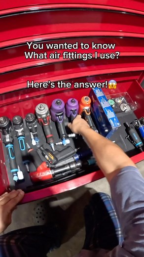 63K views · 1.3K reactions | Yall wanted to know what air fittings I use樂樂 #tools #mechanic #air #swivel #highflow #crazy #astrotools #toolsrus | Tools R Us | Facebook