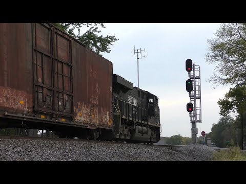 NS 120 (NS 4184) and NS 181 (NS 8164) at the NS East Yard in Lafayette, Indiana