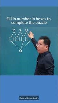 Fill in number in boxes to complete the puzzle