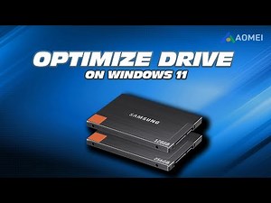 How to Optimize Drive in Windows 11 or Windows 10