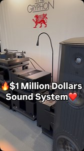 7.5K views · 859 reactions | $1 Million Dollars  The GRYPHON ❤️ New Vinyl Analogue Turntable ⚙️ Audiophile HiEnd Home Stereo Sound System  #gryphon #hiend #hifi #audio #speaker #sound #setup #music #system #analogue #turntable #highend #luxury #home #stereo | Audiophile HighEnd Audio | Facebook