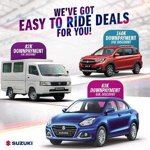 3.8K views · 62 reactions | For business, for family, or for yourself - any type of car you need, it’s discounted! Take advantage of our Triple Deal Promo until June 30, 2022. Get the hottest discounts on the XL7, Dzire, and Carry today! Learn more about this promo here: https://auto.suzuki.com.ph/promos Join our Viber community for quicker updates: https://bit.ly/SuzukiViberCommunity | Suzuki Philippines | Facebook