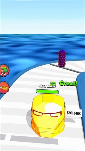 Mask Evolution Game Gameplay #shorts #돈