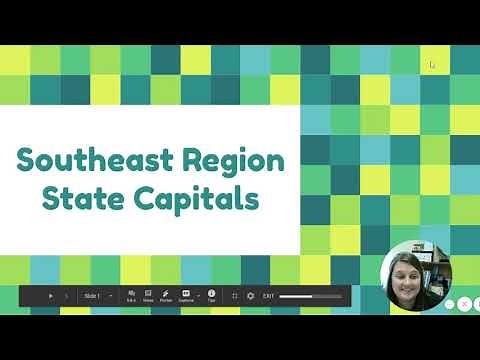 Southeast Region State Capitals Lesson