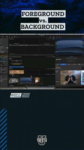 🎬 Foreground vs. Background in #propresenter7: What's the Difference?