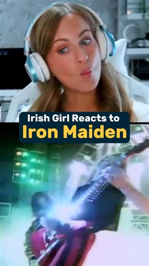 Diane Jennings on Instagram: "Irish girl reacts to Iron Maiden💖"