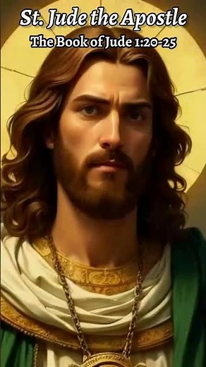 The Epistle of Jude 1:20-25 Fully Voice Bible Reading with St. Jude Thaddeus