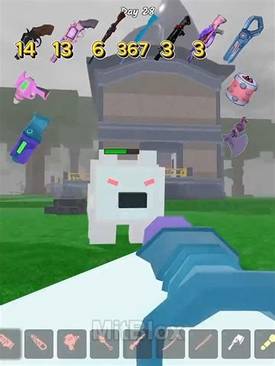 All Ranged Weapon Vs Polar Bear 🐻‍❄ 99 nights in the forest #99nightintheforest #99nights #roblox