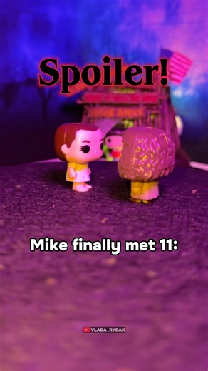 Mike finally met 11 after all these years - Kinder Joy toys from Stranger Things