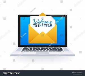 Icon Welcome Team Banner Design Business Stock Vector (Royalty Free) 2251503875 | Shutterstock