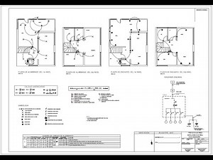 Descarga formato de Plano Eléctrico SEC de una Casa PDF/CAD
