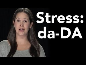 Syllable Stress Study: 2-Syllable Words da-DA - American English