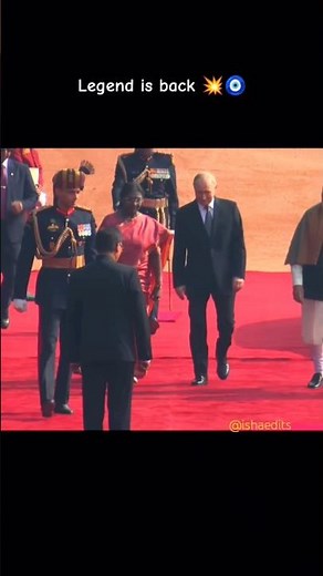 Legend is back 💥🧿| ADC Major Rishabh singh sambyal (PARA SF) #president #fyp #short #yt #pmmodi