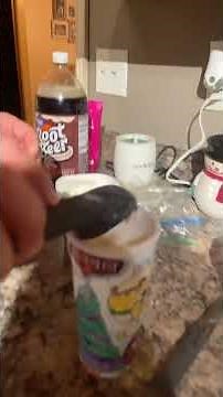 How to make root beer float
