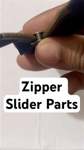 Zipper Slider Parts | Part 2 #Shorts