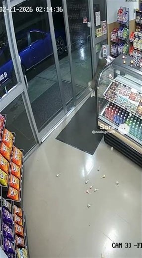 Kitty in a conveince store