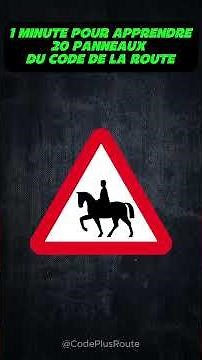 One minute to learn these 20 road signs. Do you know them? #cardrivingtips #driverslicense