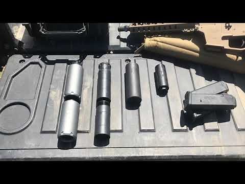 SilecerCo Omega 9k v Rugged Obsidian 9 v Dead Air Wolf 9SD on the CMMG Guard