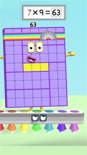 Quick Math - The 9 Times Tables | Learn to Count for Kids | Number Cartoon | Numberblocks