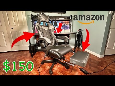 Bought the Cheapest Gaming Chair with Footrest & Massager!(2023)