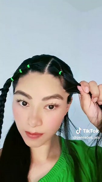Peinado con Ligas y Media Coleta: Tutorial y Ideas