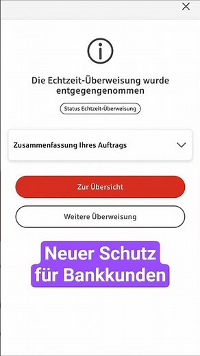 Echtzeitüberweisung und Prüfung der IBAN bei Überweisungen