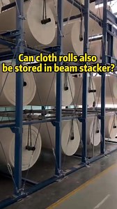 1.1K views | In addition to large storage capacity and safety, there are also many storage types, such as warp beams, cloth rolls, etc.! #textilemachinery #SUNTECH #textileindustry #storagesolutions #warehouse #storage #materialstorage #safety | Suntech Textile Machinery | Facebook
