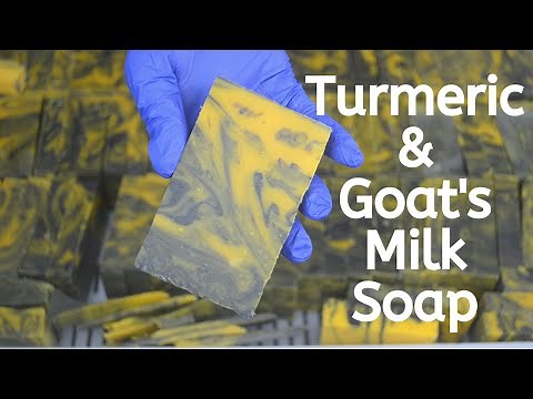 Turmeric & Goat Milk Soap - 2020 | Cold Process Soap Making and Cutting | by The S Soaps