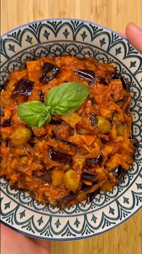 Caponata di melanzane #ricetta #sicilia #food #ricettafacile #cucinafacile #pomodoro