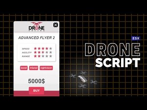 [ESX] | ESX Drone Script – Buy, Customize & Fly Drones | FiveM Script