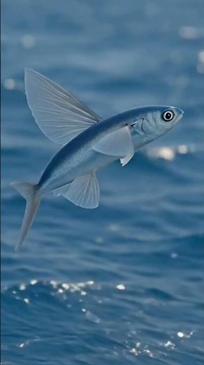 Flying Fish Glide Over 600 Feet Above Water